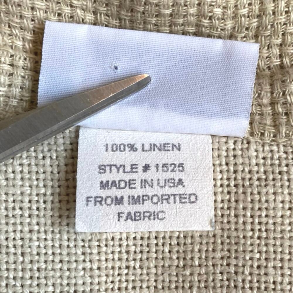 HABITAT 100% Linen Woven‎ Tweed Lightweight Blazer Jacket SZ M Neutral Lagenlook - Picture 9 of 12
